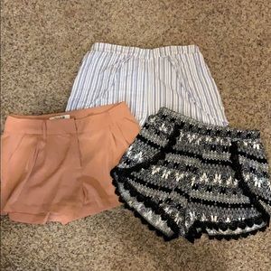 Bundle of 3 shorts